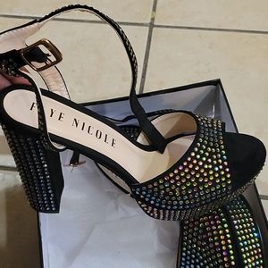Crystal Glam Platform Heels